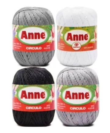 LINHA ANNE BRANCA/PRETA/CINZA